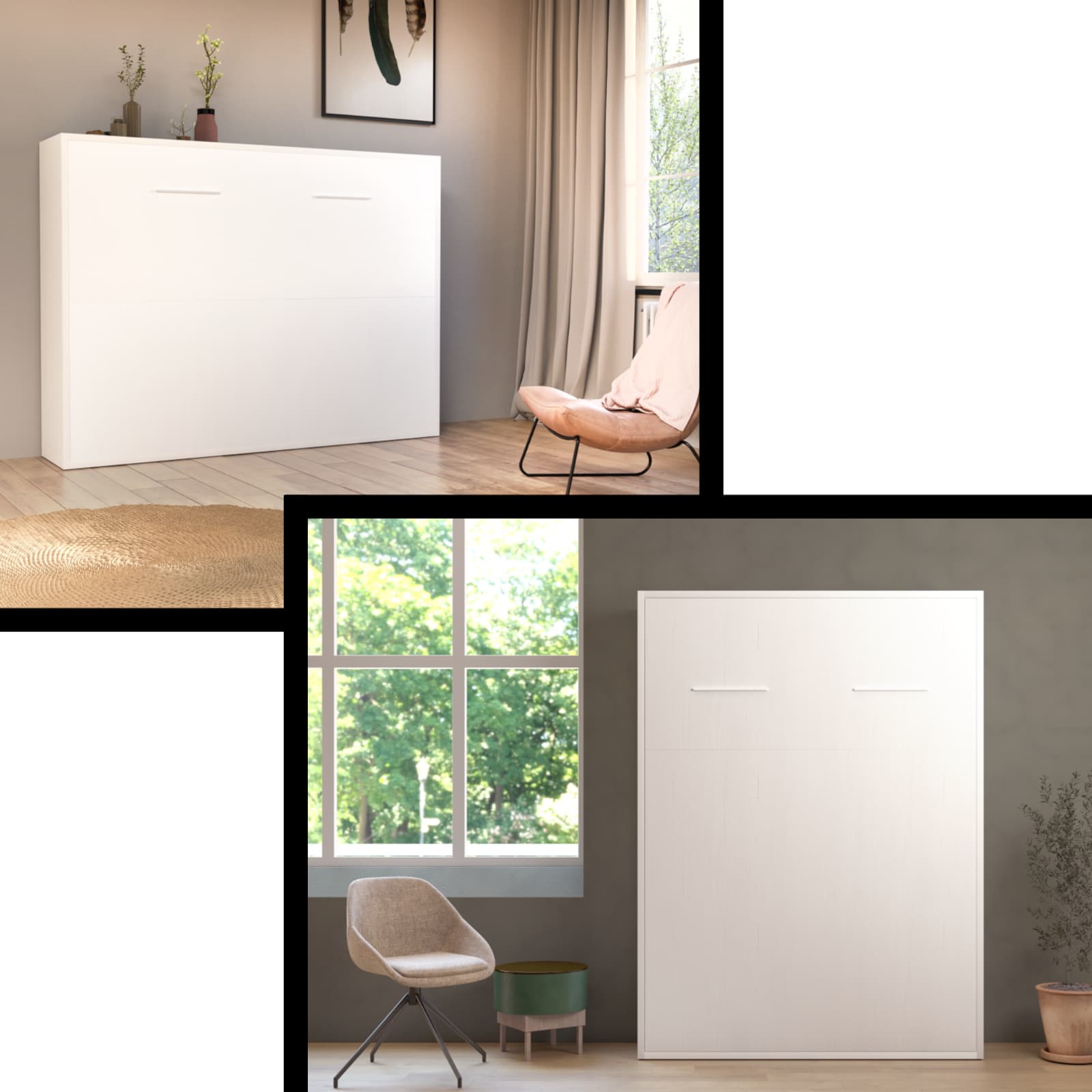 Cama abatible vertical u horizontal: diferencias, ventajas y cuál elegir para tu espacio