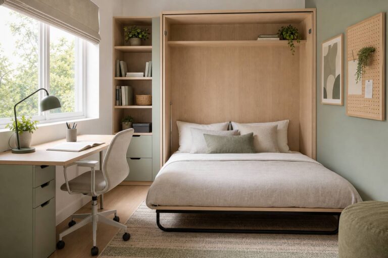 Cómo crear una habitación juvenil pequeña y funcional para estudiar y descansar