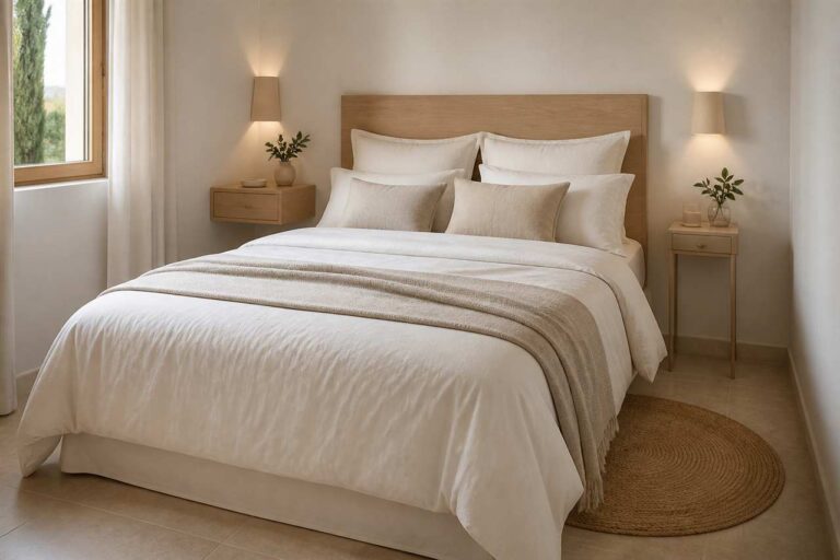 ¿Cómo elegir mesitas de noche para un dormitorio pequeño?