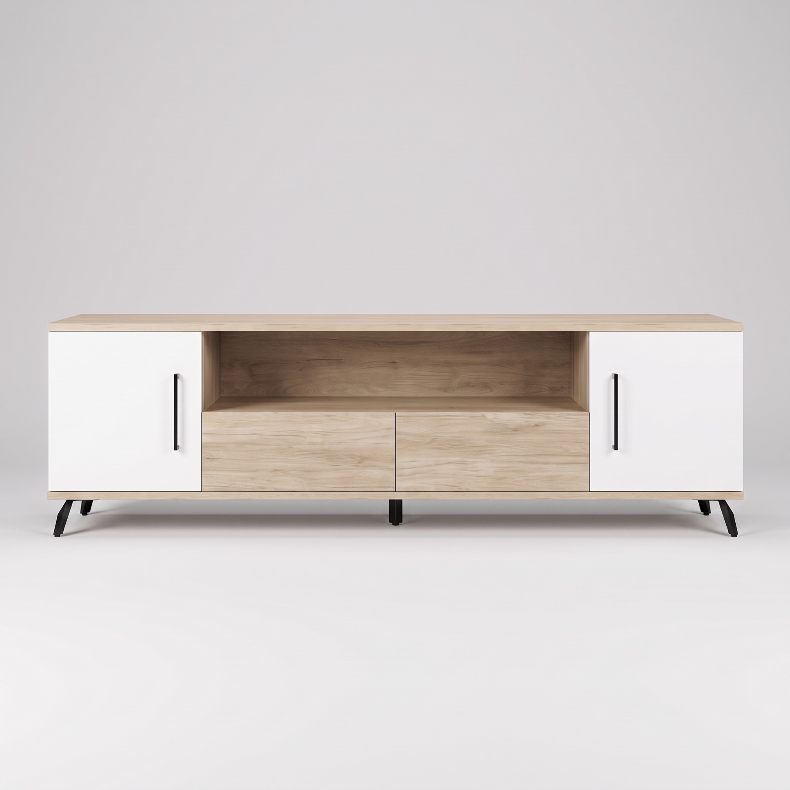 Mueble TV con cajones y puertas